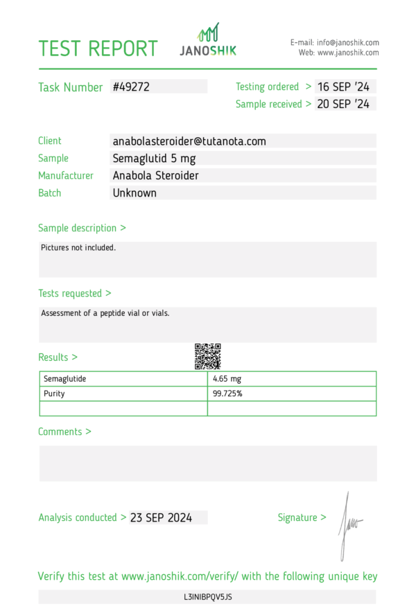 semaglutide_test_rapport